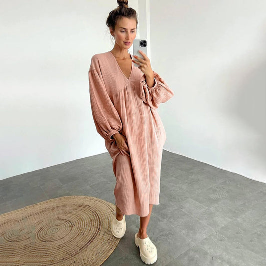 Emma - Vestido Largo - Casual - Estilo Moderno y Ligero - Ideal para Primavera