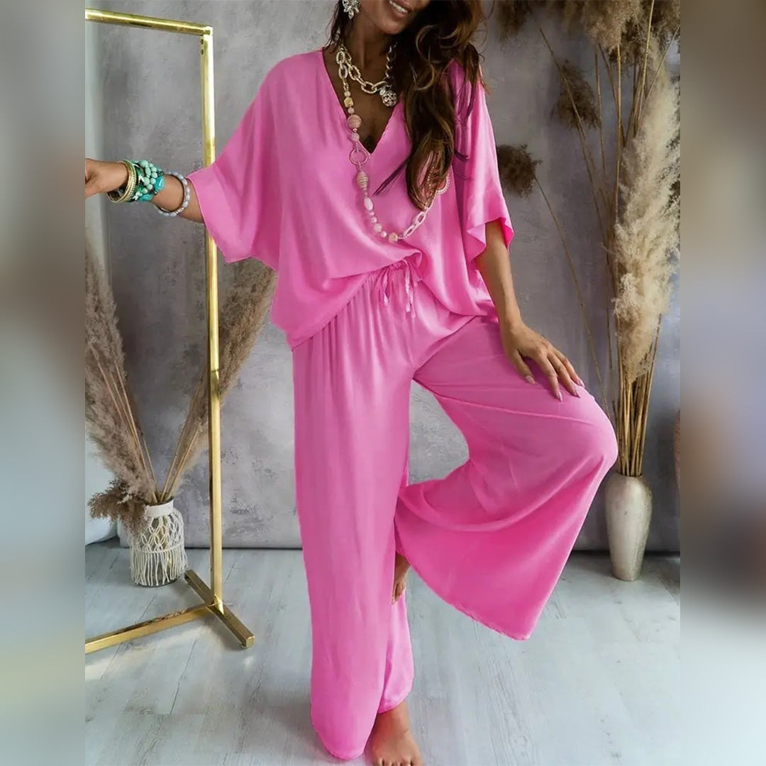 Geraldine - Conjunto - Chic - Fibra - Ideal para días informales