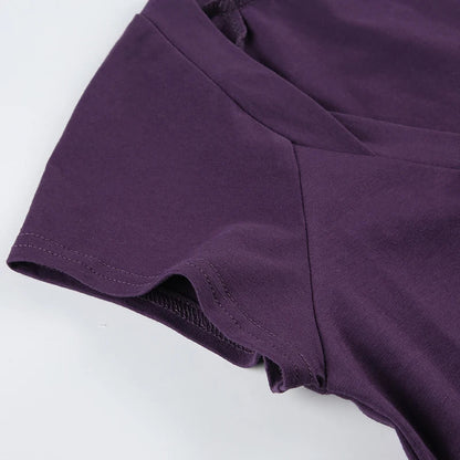 Plunge Tie Back Top
