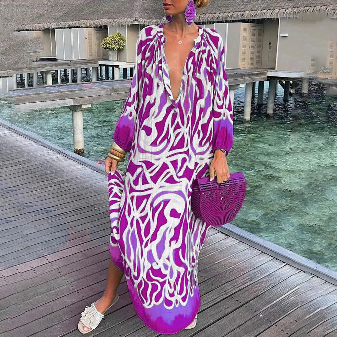 Vestido largo de verano para mujer | Ideal para primavera/verano