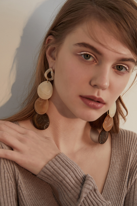 Long Acrylic Earrings