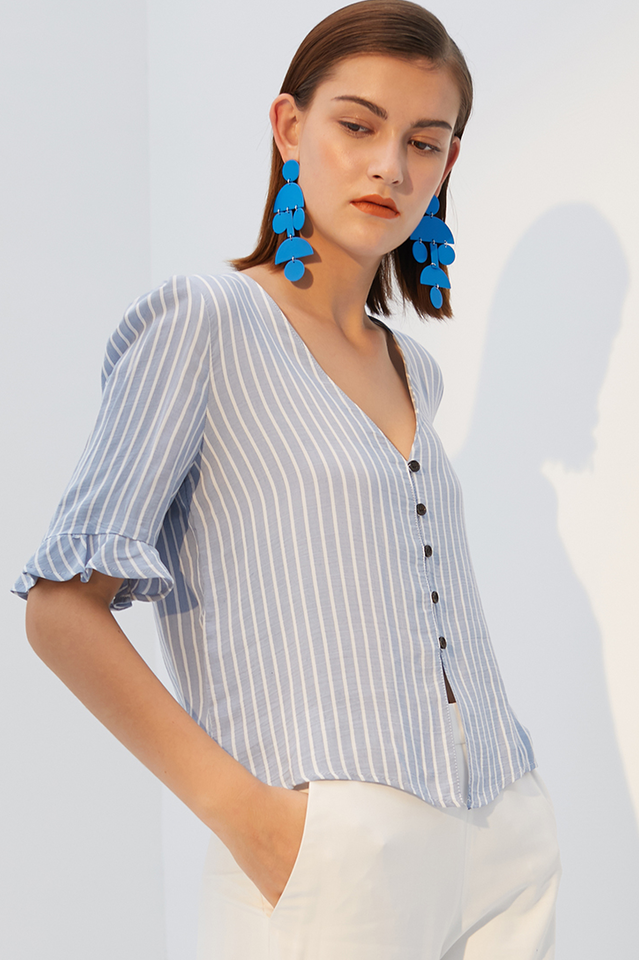 Geometric Acrylic Long Earrings