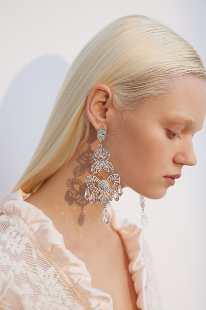 Diamante Drop Earrings