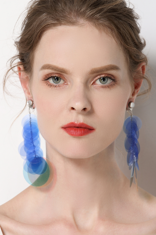 Colorful Sequin Jelly Earrings
