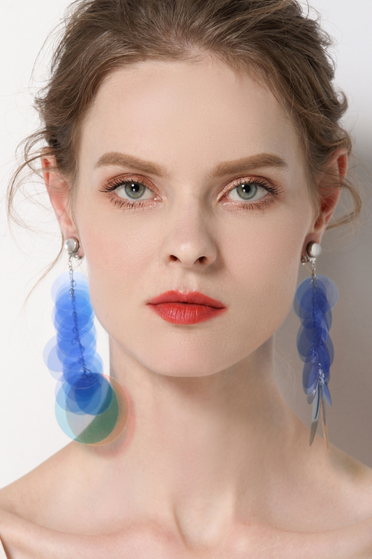 Colorful Sequin Jelly Earrings