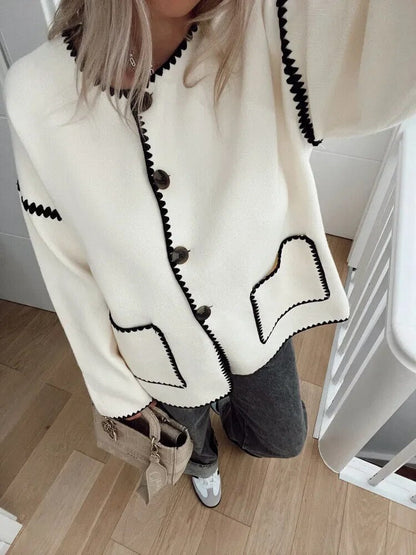 Chic Button Down Long Sleeve Cardigan | Great for Everyday Wear
