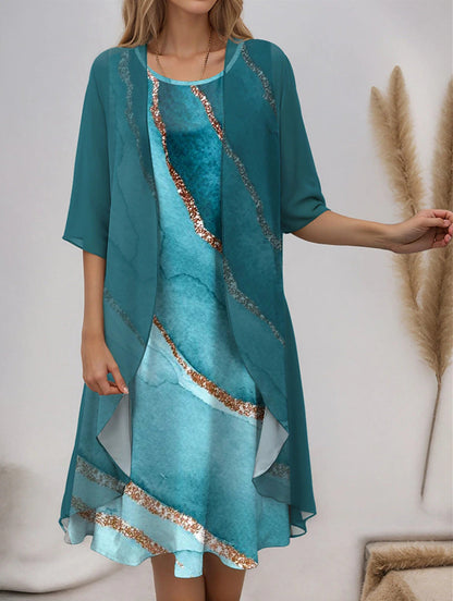 Chic 2-Piece Maxi Dress | Great for Everyday Wear