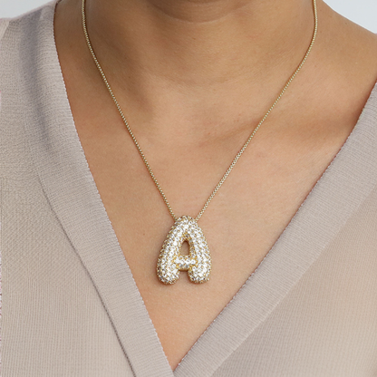 Radiant Initial Pendant Necklace