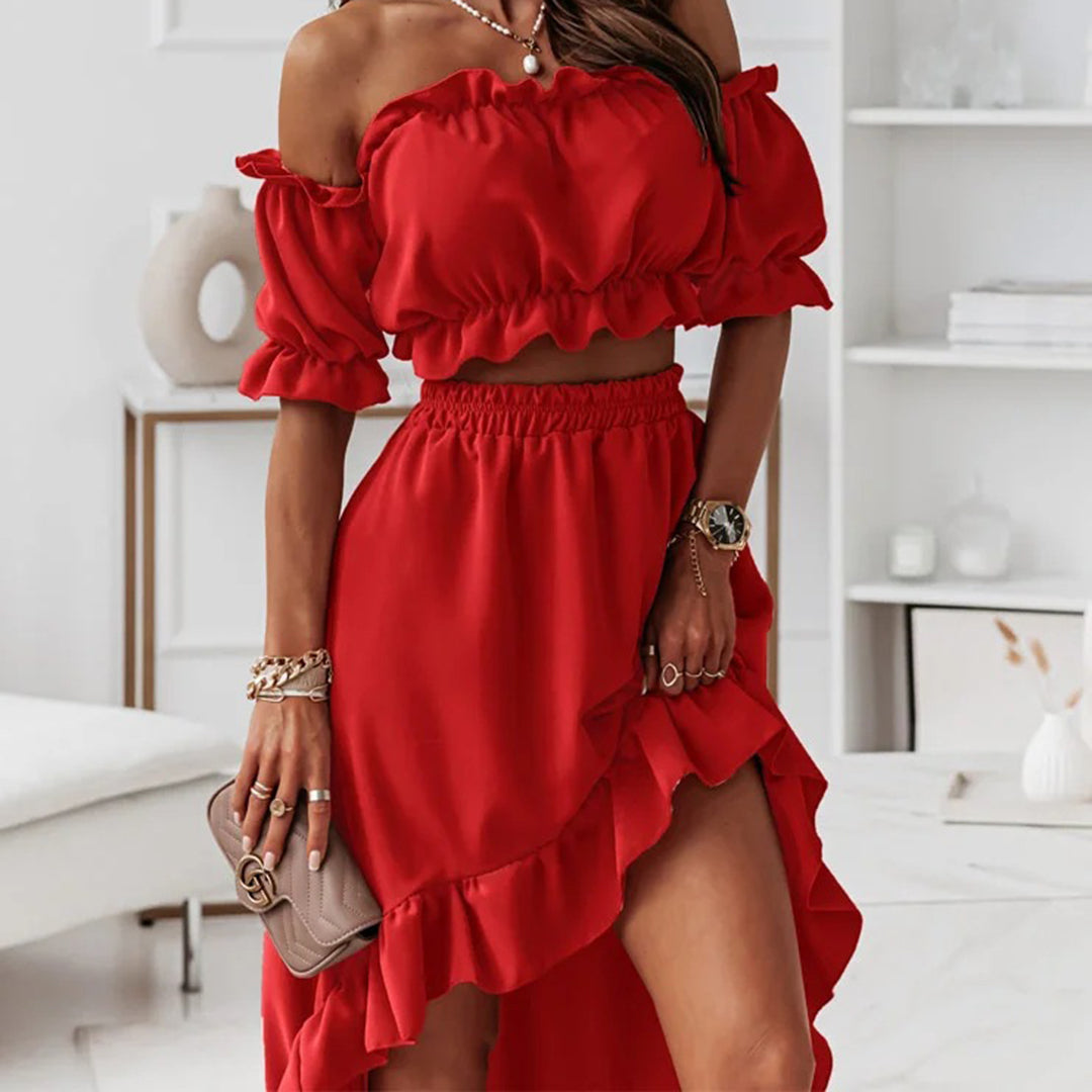 Greta - Conjunto - Elegante - Tela - Para ocasiones formales