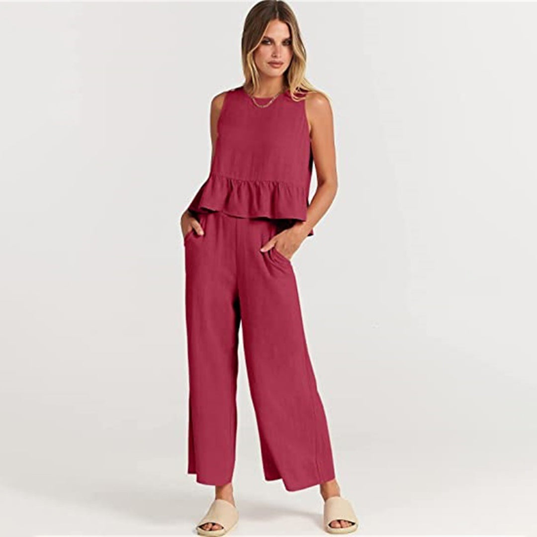 Gemma - Conjunto de mujer - Casual - Tejido - Ideal para días informales