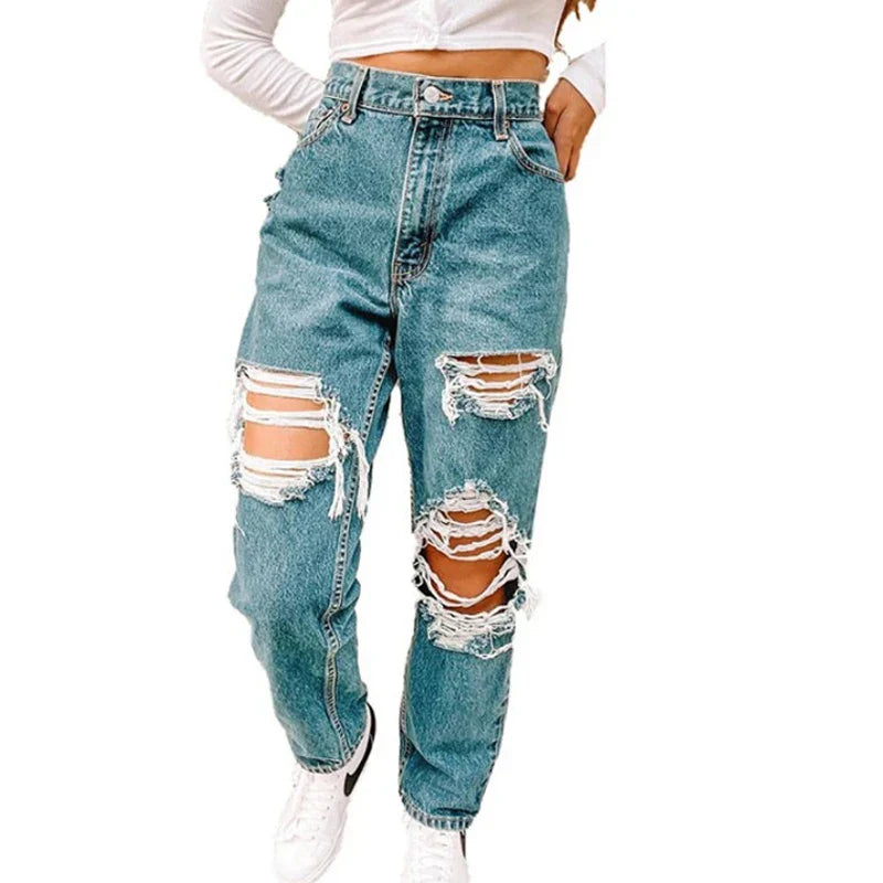 Retro For Summer 2025 New High-waisted Slimming Versatile Loose Design Jeans