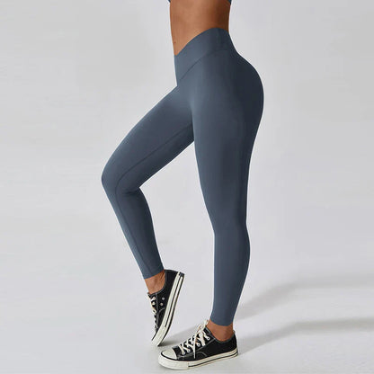 Running Train Waist Women Comforts Fitness Workout Tights Yoga Clothes Female Sports Leggings