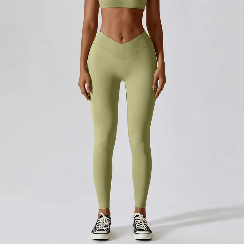 Running Train Waist Women Comforts Fitness Workout Tights Yoga Clothes Female Sports Leggings
