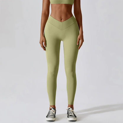 Running Train Waist Women Comforts Fitness Workout Tights Yoga Clothes Female Sports Leggings