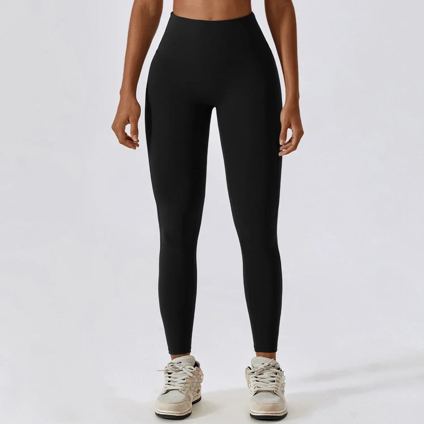 Running Waist Tights Women Push Up Train Jogging Pants Stretch Breathable Sports Leggings