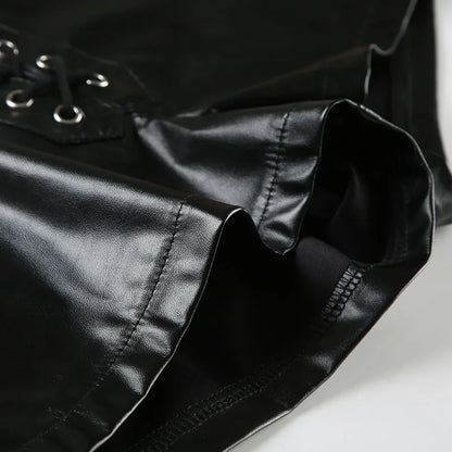 Skinny Fit Rivet Detail Shorts