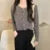 Spring Autumn Women’s Knitted Cardigan  Korean Single Breasted Long Sleeve Jumper Woman Chic Round Neck Cardigans Outwear