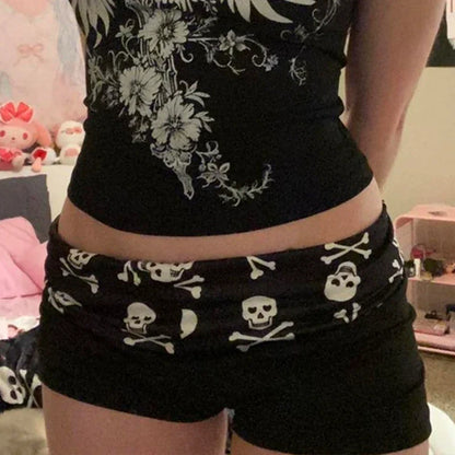Skull Graphic Shorts