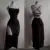 explosive new dress summer high sensibility halter strap Spice Girl bag hip dress