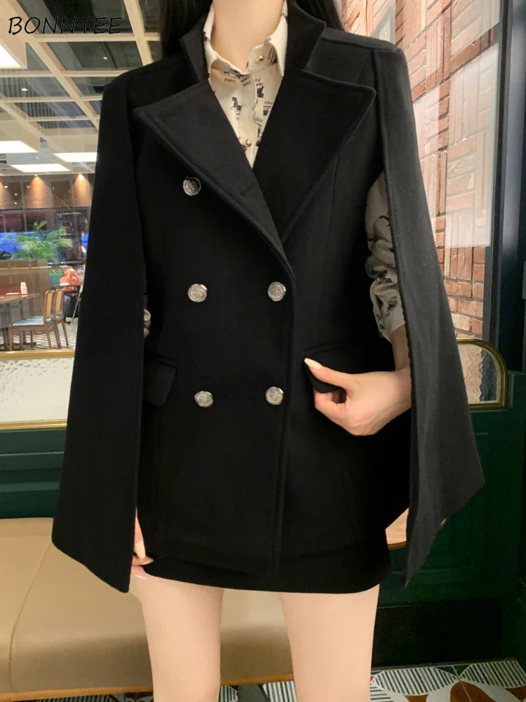 Black Hooded Cloak