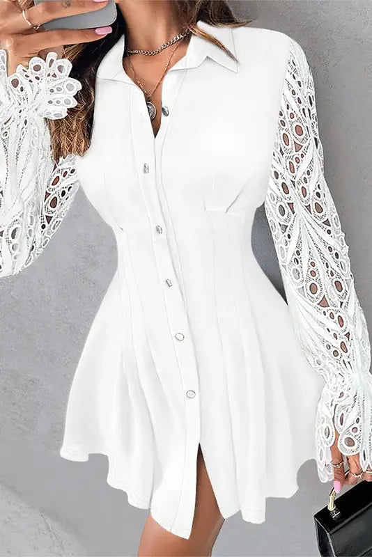 Vintage Embroidered Mini Dress