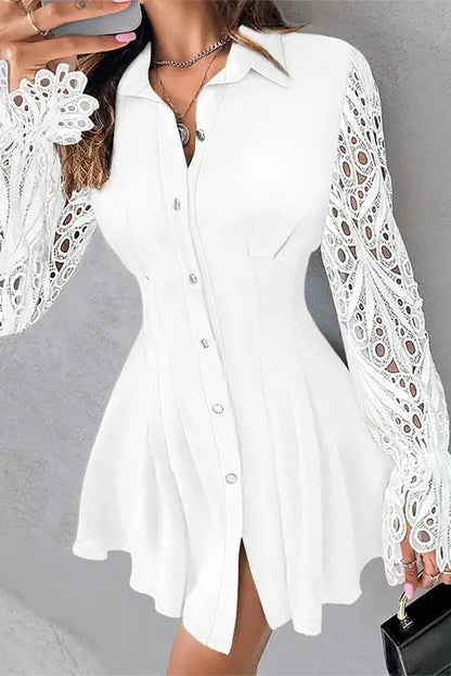 Vintage Embroidered Mini Dress