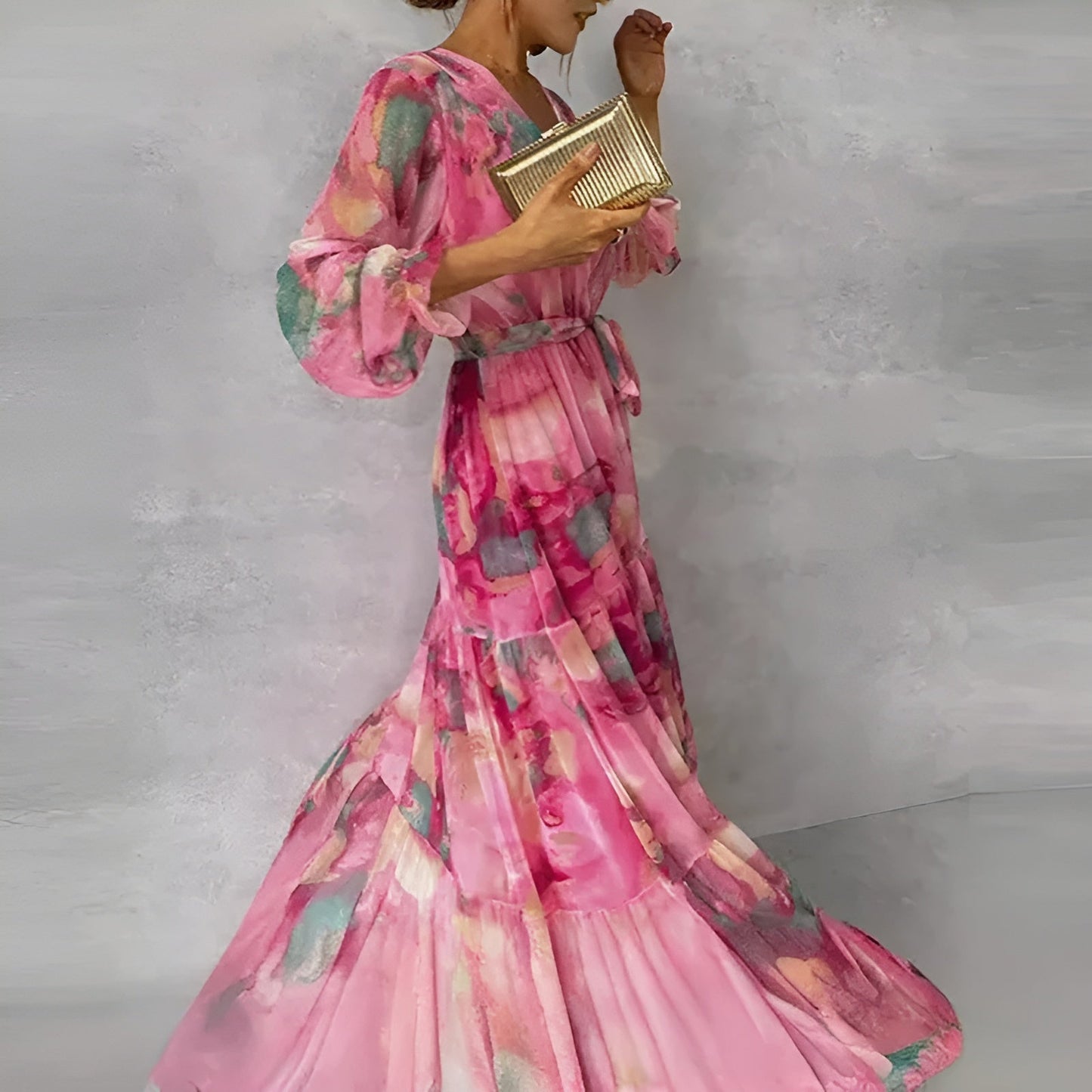 Amira | Elegant Floral Dress
