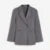 Elegant Metal Button Blazer Suit Women Slim V Neck Long Sleeve Fake Pocket Jacket  Autumn Shoulder Pads Office Lady Outwear
