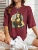 Playing Pranks On Mona Lisa Fitness Print Womens T Shirt Oversized Casual T-Shirt Casual Short Sleeve Cotton Loose Tshirt