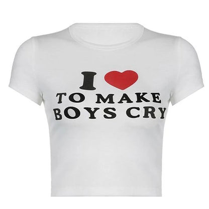 Short sleeved New Elastic Top Women’s Letter Printing Women’s Sexy T-shift