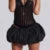 Y2K Fairy Kawaii Sweet Short Skirts Women Vintage Mini Bubble Skirt Summer Elastic Waist A-Line Skirt Beach Vacation Streetwear