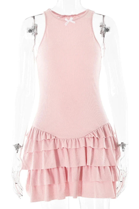 Elegant Slim Mini Dress with Spaghetti Straps