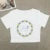 Europe and the United States street new print season art text short sleeve women Y2K women’s T-shirt vest halter