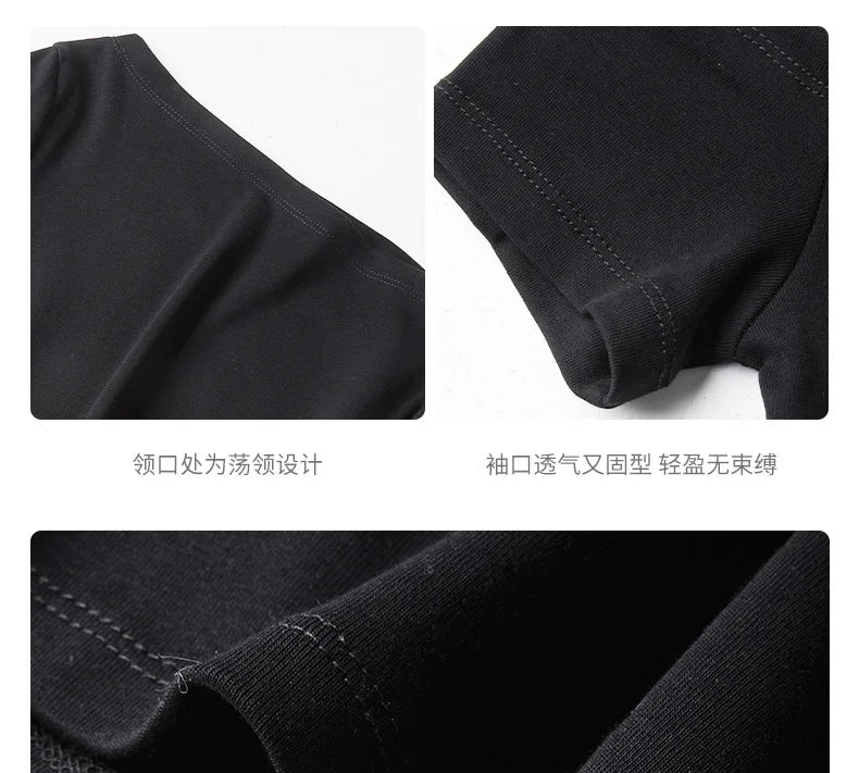 Solid Off Shoulder Short Sleeve T Shirt Simple Basic Single Sleeved Jumper Top Streetwear Slim Fit FeY2K Clothes Tees