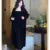 Autumn Winter Warm Knitted 2-piece Dress Set Women Soft Long Cardigan Strapless Bodycon Split Midi Dress Vintage Chic Outfits