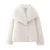 Winter Gradient Faux Fur Coat Women Luxury Big Fur Collar Pockets Loose Jacket Female  Fashion Lady High Street Overcoats