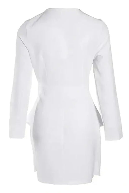 Deep V Mini Dress
