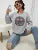 Leopard Print Smile Face Love Printed Sweatshirt Womens Autumn Soft Hoody Fleece Warm Hoodies Street All-Match Female Pullover