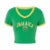 Y2K European and American Four Seasons New Product Women’s Short sleeved Round Neck Casual Letter Printing Minimalist T-shirt