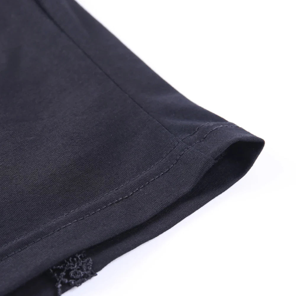 Gothic Square Neck Short Sleeve Corset