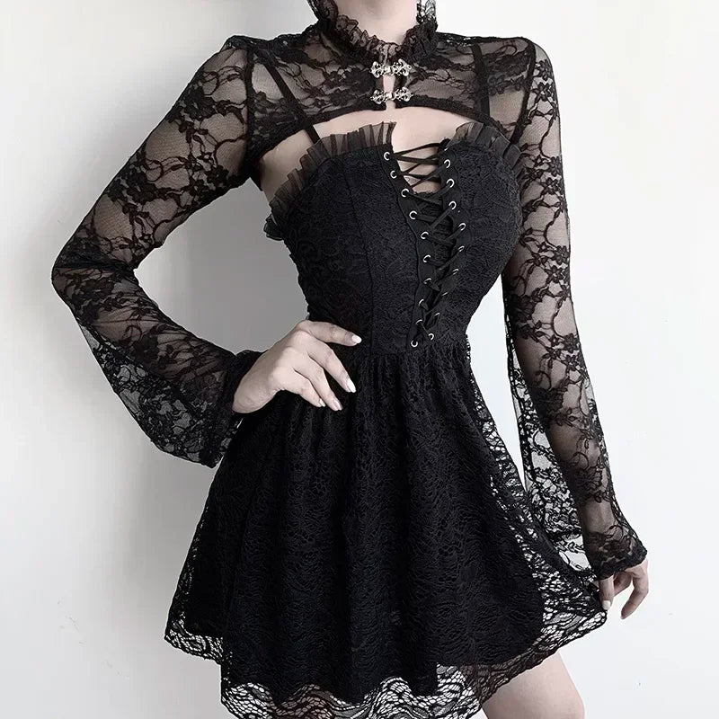 Vintage Lace Mesh Top