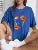 Painted Lady Face Personality Design Print T Shirt Female Street Comfortable T-Shirt Soft Casual Tops Breathable Short Sleeve