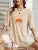 Creative Sun Printing T-shirt Women Hip Hop Summer Tops Crewneck All-Match Short Sleeve Cotton Comfortable Female Clothing