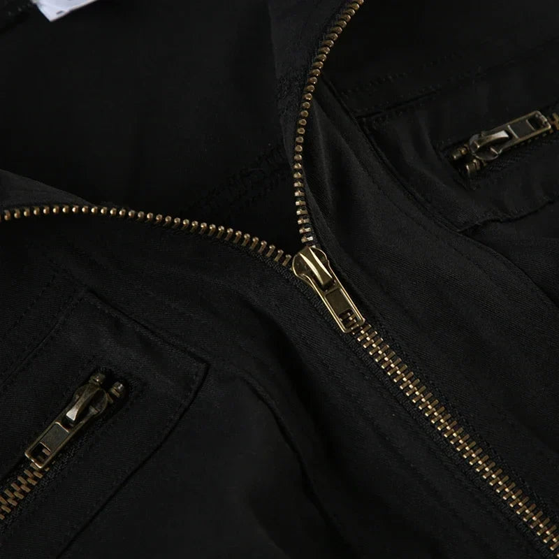 Turtleneck Slim Bomber Jacket