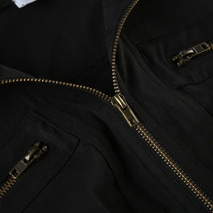 Turtleneck Slim Bomber Jacket