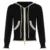 Fashion Y2K Women Zip Up Sweater with Hooded Slightly Thick Autumn Winter Lace Trim Pocket Knit Coat Slim Contrast