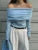 Sweater Knit Pullover Backless Women Slim Bandeau Solid Cropped Top Streetwear Off-Shoulder Elegant Autumn Knitwear Top