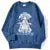 Harajuku Anime Girl Design Sweatshirts Couples Kawaii Hoodie Comfortable Creative Top All-Match Comfortable Streetwear Womens