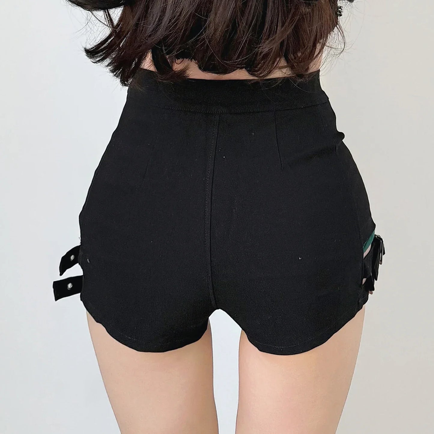 Stretchy High-Rise Casual Shorts