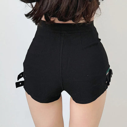 Stretchy High-Rise Casual Shorts